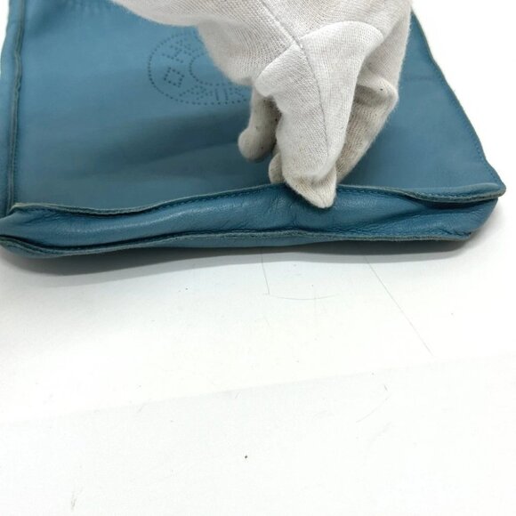 HERMES Crude cell Crossbody Bag Logo Punching Pochette Shoulder Bag - Picture 6 of 10